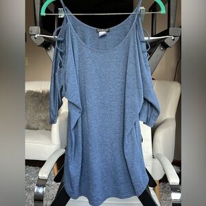 Venus powder blue shirt ladies small